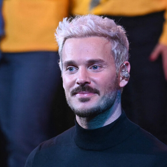 "Physiquement je n'ai jamais été aussi bien", confie-t-il au 'Parisien"
M. Pokora - Les personnalités se mobilisent lors de la 36ème édition du Téléthon sur le plateau de France 2, avec pour parrain K.Adams, le 3 décembre 2022. © Coadic GUIREC / Bestimage 