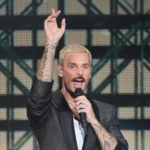 Pour cette tournée, il a suivi un régime très strict et a perdu 9 kilos
Exclusif - M.Pokora - Enregistrement de l'émission "Les 50 ans du Disco, les stars chantent pour le Sidaction" au Dôme de Paris, France, le 15 mars 2023, diffusée le 25 mars sur France 2. © Guirec-Moreau/Bestimage 