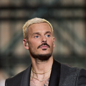 Exclusif - M.Pokora - Enregistrement de l'émission "Les 50 ans du Disco, les stars chantent pour le Sidaction" au Dôme de Paris, France, le 15 mars 2023, diffusée le 25 mars sur France 2. © Guirec-Moreau/Bestimage 