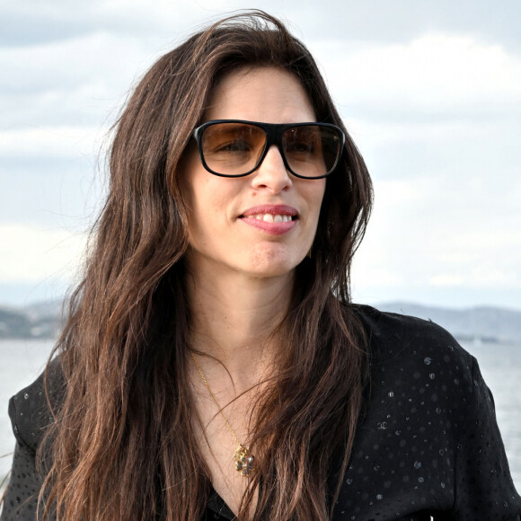 Maïwenn au défilé Etam Croisière 2023 à Saint-Tropez le 11 mai 2023. Le film de Maïwenn, Jeanne du Barry, fera l'ouverture du 76ème festival de Cannes © Bruno Bebert / Bestimage 