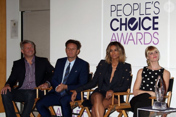 Jack Sussman, Mark Burnett, Ciara, Beth Behrs - Personnalites lors de l'annonce des nominations pour les People's Choice Awards 2014 au Centre de Presse Paley a Beverly Hills, le 5 Novembre 2013. 