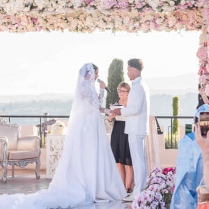 Mariage du joueur de football de l'Olympique de Marseille (OM) Boubacar Kamara et l'influenceuse Coralie Porrovecchio en France, le samedi 3 juin 2023. © Pervez Taufiq/PTaufiq Photography/Panoramic/Bestimage