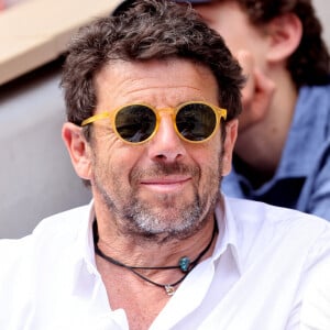 Patrick Bruel - Célébrités en tribunes des Internationaux de France de tennis de Roland Garros 2023 à Paris le 11 juin 2023. © Jacovides-Moreau/Bestimage