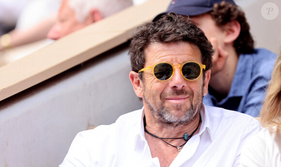 Patrick Bruel - Célébrités en tribunes des Internationaux de France de tennis de Roland Garros 2023 à Paris le 11 juin 2023. © Jacovides-Moreau/Bestimage