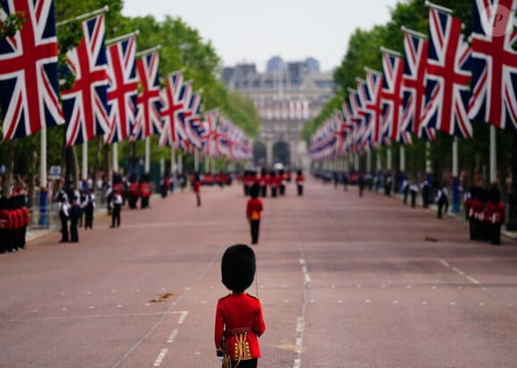 Illustration - La famille royale d'Angleterre lors du défilé "Trooping the Colour" à Londres. Le 17 juin 2023 