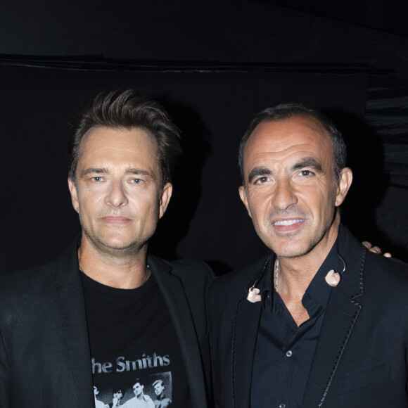 Exclusif - David Hallyday et Nikos Aliagas - Backstage de l'enregistrement de l'émission "La Chanson secrète 5", qui sera diffusée le 11 janvier 2020 sur TF1, à Paris. Le 17 décembre 2019 © Gaffiot-Perusseau / Bestimage 