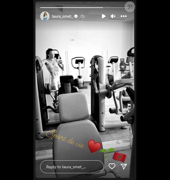 Sa technique ? Elle a partagé un aperçu de sa dernière séance de sport.
Laura Smet dévoile sa silhouette de rêve sur Instagram. Le 14 juin 2023.