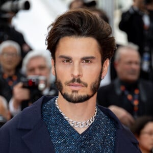 Baptiste Giabiconi - Montée des marches du film " Jeanne du Barry " pour la cérémonie d'ouverture du 76ème Festival International du Film de Cannes, au Palais des Festivals à Cannes. Le 16 mai 2023 © Jacovides-Moreau / Bestimage