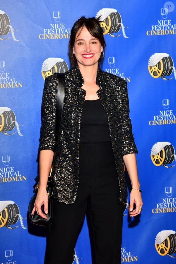 Marie Gillain lors de la soirée de clôture de la 3eme édition du Festival Cinéroman à Nice, le 24 octobre 2021.