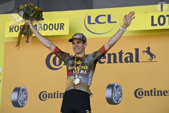 Wout Van Aert - 20ème étape du Tour de France 2022 entre Lacapelle-Marival et Rocamadour, le 23 juillet 2022.