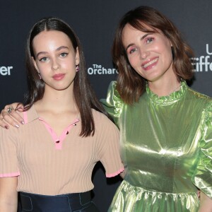 Maurice Barthélémy sort, le 25 mai 2023, un roman photo intime intitulé Sexologie.
Tess Barthelemy, Judith Godreche à la première de "Under The Eiffel Tower" lors du 34ème Festival International du Film de Santa Barbara, le 7 février 2019.