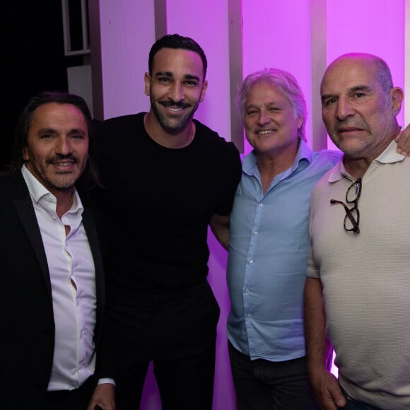 Exclusif - Tgielti Kadher, Adil Rami, Denis Charvet et Vincent Moscato - Soirée à la suite Sandra & Co lors du 76ème Festival International du Film de Cannes le 21 mai 2023. © Aurelio Stella /Bestimage