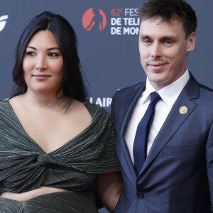 Louis Ducruet et sa femme Marie sur le tapis rouge du photocall de la cérémonie d'ouverture du 62ème Festival de Télévision de Monte-Carlo, à Monaco, le 16 juin 2023. © Denis Guignebourg/BestImage 