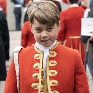 Deux clichés ont été réalisés
Sortie de la cérémonie de couronnement du roi d'Angleterre à l'abbaye de Westminster de Londres Le prince George de Galles lors de la cérémonie de couronnement du roi d'Angleterre à Londres, Royaume Uni, le 6 mai 2023. 