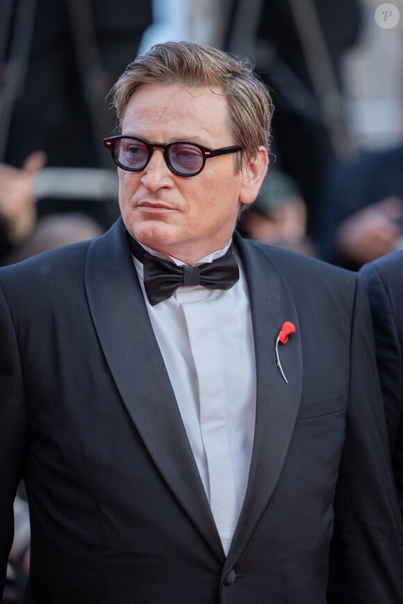 Un cambriolage avec un préjudice estimé à 150 000 euros. 
Benoît Magimel - Montée des marches du film " Elémentaire " pour la cérémonie de clôture du 76ème Festival International du Film de Cannes, au Palais des Festivals à Cannes. Le 27 mai 2023 © Olivier Borde / Bestimage 