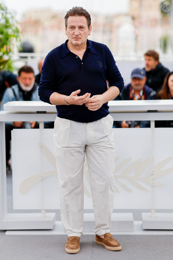 Benoît Magimel au photocall du film "Omar La Fraise" lors du 76ème Festival International du Film de Cannes, au Palais des Festivals à Cannes, France, le 21 mai 2023. © Jacovides-Moreau/Bestimage 