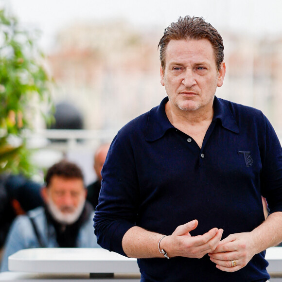 Benoît Magimel au photocall du film "Omar La Fraise" lors du 76ème Festival International du Film de Cannes, au Palais des Festivals à Cannes, France, le 21 mai 2023. © Jacovides-Moreau/Bestimage 