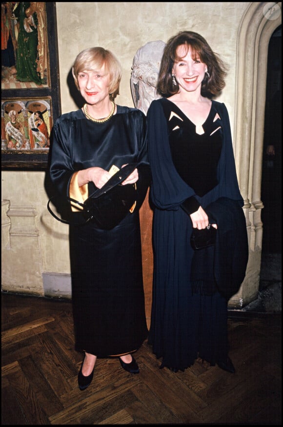 Françoise Sagan et Nathalie Baye