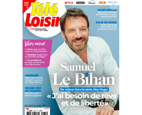 Couverture du magazine Télé-Loisirs n°1935, paru le 27 mars 2023.