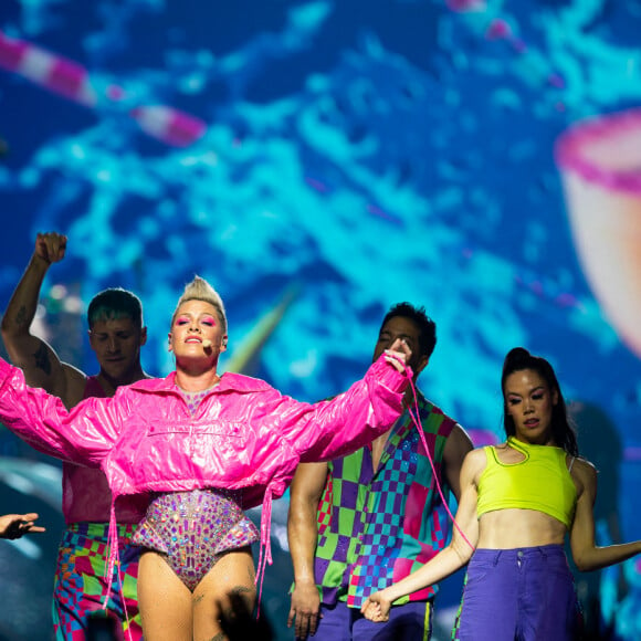 La chanteuse Pink en concert à Paris La Défense Arena à Nanterre. Le 20 juin 2023 © Tiziano Da Silva-Pierre Perusseau / Bestimage 