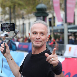 Samuel Etienne - People au "Marathon Pour Tous", épreuve grand-public des Jeux Olympiques de Paris 2024 sur les Champs-Elysées à Paris le 31 octobre 2021. © Panoramic/Bestimage