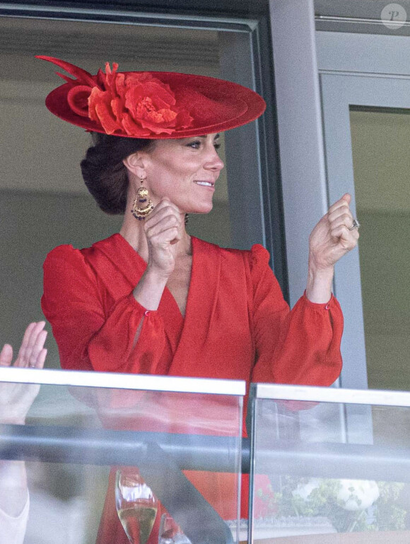 Sophie Rhys-Jones, duchesse d'Edimbourg, Catherine (Kate) Middleton, princesse de Galles - La famille royale britannique au meeting hippique Royal Ascot à Ascot, le 23 juin 2023. 