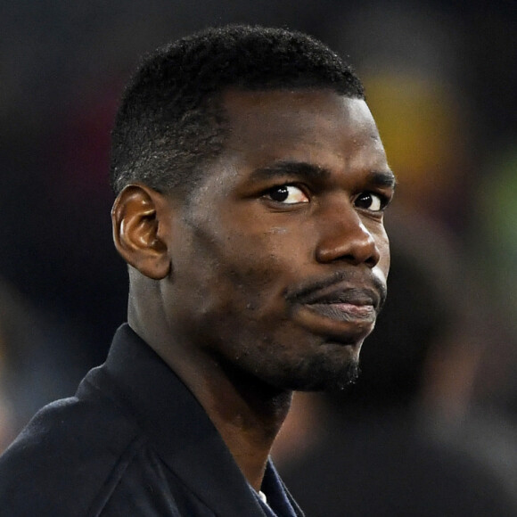 Paul Pogba - Match AS Roma contre la Juventus de Turin (1 - 0) au stadio Olimpico à Rome. Insidefoto / Panoramic / Bestimage