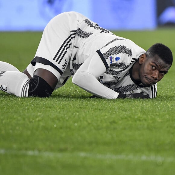 Paul Pogba - Match AS Roma contre la Juventus de Turin (1 - 0) au stadio Olimpico à Rome, le 5 mars 2023. Après le match face au Torino le 28 février 2023 (4-2), Paul Pogba a joué son deuxième match, absent des terrains depuis avril 2022. Insidefoto / Panoramic / Bestimage