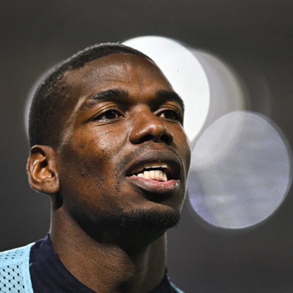 Naissance - Paul Pogba est papa pour la troisième fois - Paul Pogba (Fra) - L'équipe de France bat l'Afrique du Sud 5 à 0 lors d'un match amical au stade Pierre Mauroy à Villeneuve d'Ascq le 29 mars 2022. © JB Autissier /Panoramic/Bestimage  The France team beat South Africa 5-0 in a friendly match at the Pierre Mauroy stadium in Villeneuve d'Ascq on March 29, 2022.