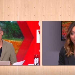 Céline Collonge et Julien Courbet dans "Ça peut vous arriver".