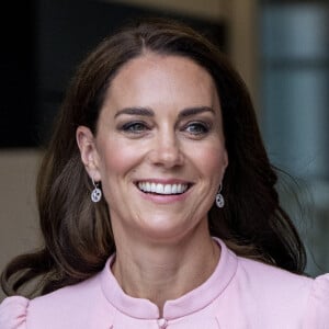 Catherine (Kate) Middleton, princesse de Galles, lors d'une visite pré-inaugurale du "Young V&A" à Bethnal Green, dans l'est de Londres, le 28 juin 2023. L'ouverture au public est prévue le 1er juillet 2023. 