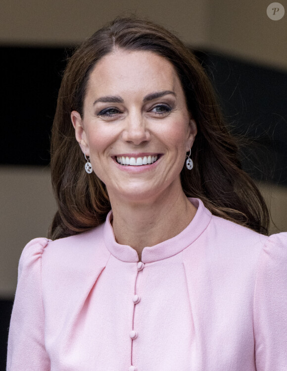 Catherine (Kate) Middleton, princesse de Galles, lors d'une visite pré-inaugurale du "Young V&A" à Bethnal Green, dans l'est de Londres, le 28 juin 2023. L'ouverture au public est prévue le 1er juillet 2023. 