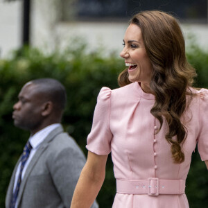 Catherine (Kate) Middleton, princesse de Galles, lors d'une visite pré-inaugurale du "Young V&A" à Bethnal Green, dans l'est de Londres, le 28 juin 2023. L'ouverture au public est prévue le 1er juillet 2023. 