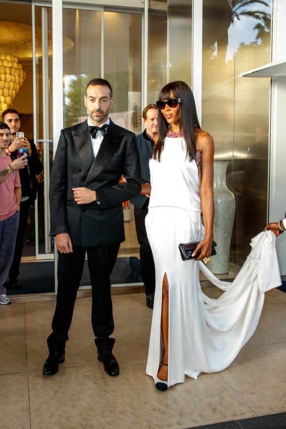 Photo : Mohammed Al Turki et Naomi Campbell à la sortie de l'hôtel ...