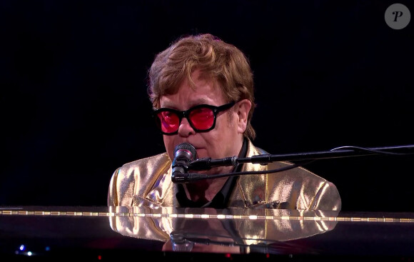 Il a chanté tous ses classiques.
Elton John en concert à Glastonbury - Juin 2023, tournée "Farewell Yellow Brick Road".