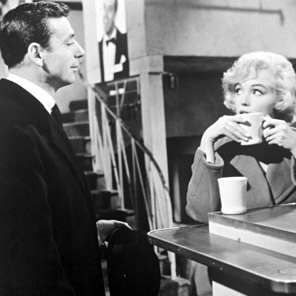 Photo d'archive de Marilyn Monroe et Yves Montand