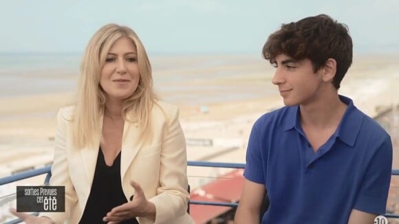 Amanda Sthers a offert son premier baiser de cinéma à son fils Léon : "J'ai pas choisi la plus moche pour jouer avec lui"