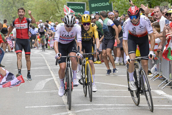 Tadej Pogacar, Victor Lafay et Jonas Vingegaard (DEN) sur le Tour de France 2023. © PhotoNews/Panoramic/Bestimage