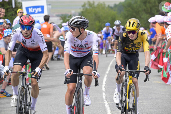 Tadej Pogacar, Victor Lafay et Jonas Vingegaard (DEN) sur le Tour de France 2023. © PhotoNews/Panoramic/Bestimage