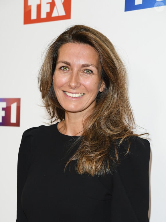 Anne-Claire Coudray marraine de la Patrouille de France. Elle devient ainsi la huitième personnalité française et la deuxième femme à parrainer cette unité - Anne-Claire Coudray - Soirée de rentrée 2019 de TF1 au Palais de Tokyo à Paris, le 9 septembre 2019. © Pierre Perusseau/Bestimage