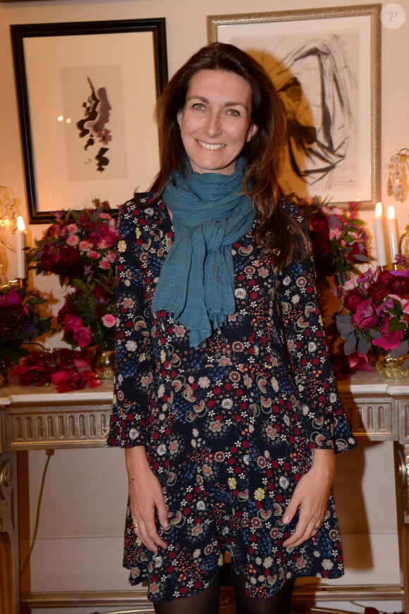 Anne-Claire Coudray lors du dîner caritatif organisé pour la soirée de Charité en faveur de la Fondation "Princesse Diya Kumari de Jaipur" à l'hôtel "Plaza Athénée". La Fondation vise à aider les personnes défavorisées au Rajasthan en développant des programmes de subsistance durables améliorant le niveau de vie et créant un environnement socioéconomique sain et plus équitable. Paris, le 29 novembre 2017. © Rachid Bellak/Bestimage 