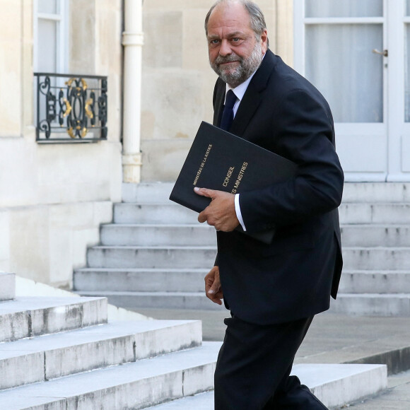 Éric Dupond-Moretti, le garde des Sceaux, ministre de la Justice arrive au conseil des ministres du 7 juillet 2020, au palais de l'Elysée à Paris. © Stéphane Lemouton / Bestimage