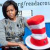 Michelle Obama à Washington à la librairie du Congrès. Le 2/03/10