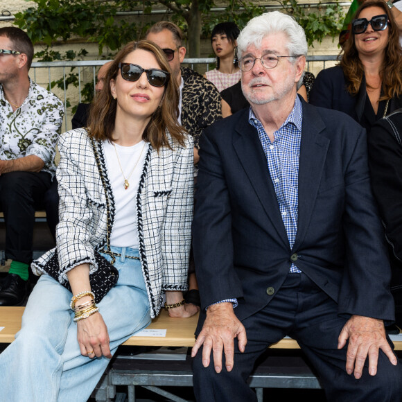 Sofia Coppola, George Lucas - Front row du défilé de mode Chanel collection Haute Couture Automne-Hiver 2023-2024 lors de la Fashion Week de Paris. Le 4 juillet 2023. © Borde-Rindoff/Bestimage