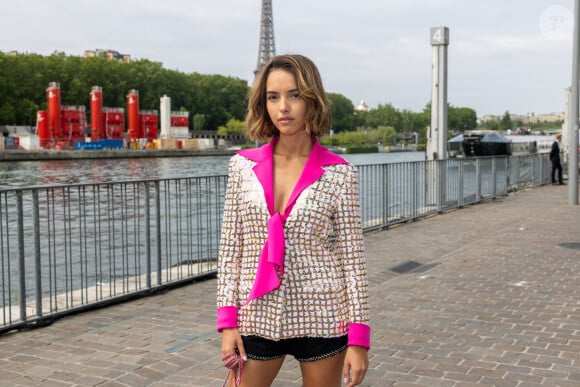Lyna Khoudri - Front row du défilé de mode Chanel collection Haute Couture Automne-Hiver 2023-2024 lors de la Fashion Week de Paris. Le 4 juillet 2023. © Borde-Rindoff/Bestimage