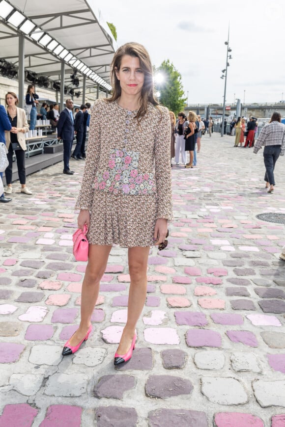 Charlotte Casiraghi - Front row du défilé de mode Chanel collection Haute Couture Automne-Hiver 2023-2024 lors de la Fashion Week de Paris. Le 4 juillet 2023. © Borde-Rindoff/Bestimage