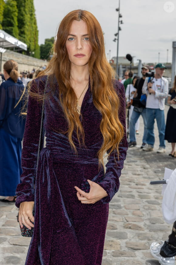 Riley Keough - Front row du défilé de mode Chanel collection Haute Couture Automne-Hiver 2023-2024 lors de la Fashion Week de Paris. Le 4 juillet 2023. © Borde-Rindoff/Bestimage
