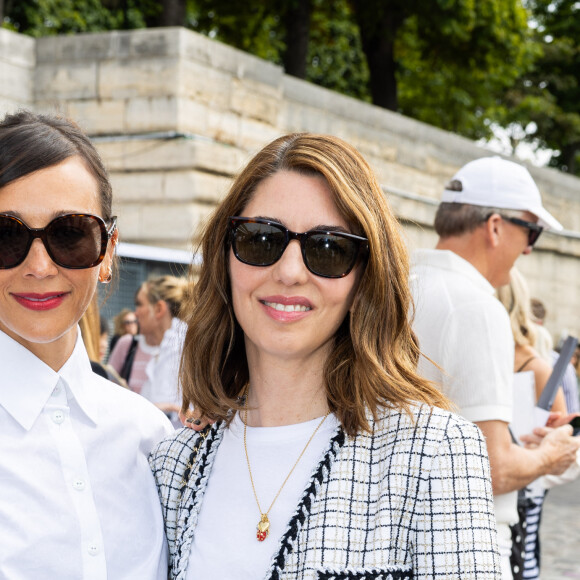 Rashida Jones et Sofia Coppola - Front row du défilé de mode Chanel collection Haute Couture Automne-Hiver 2023-2024 lors de la Fashion Week de Paris. Le 4 juillet 2023. © Borde-Rindoff/Bestimage