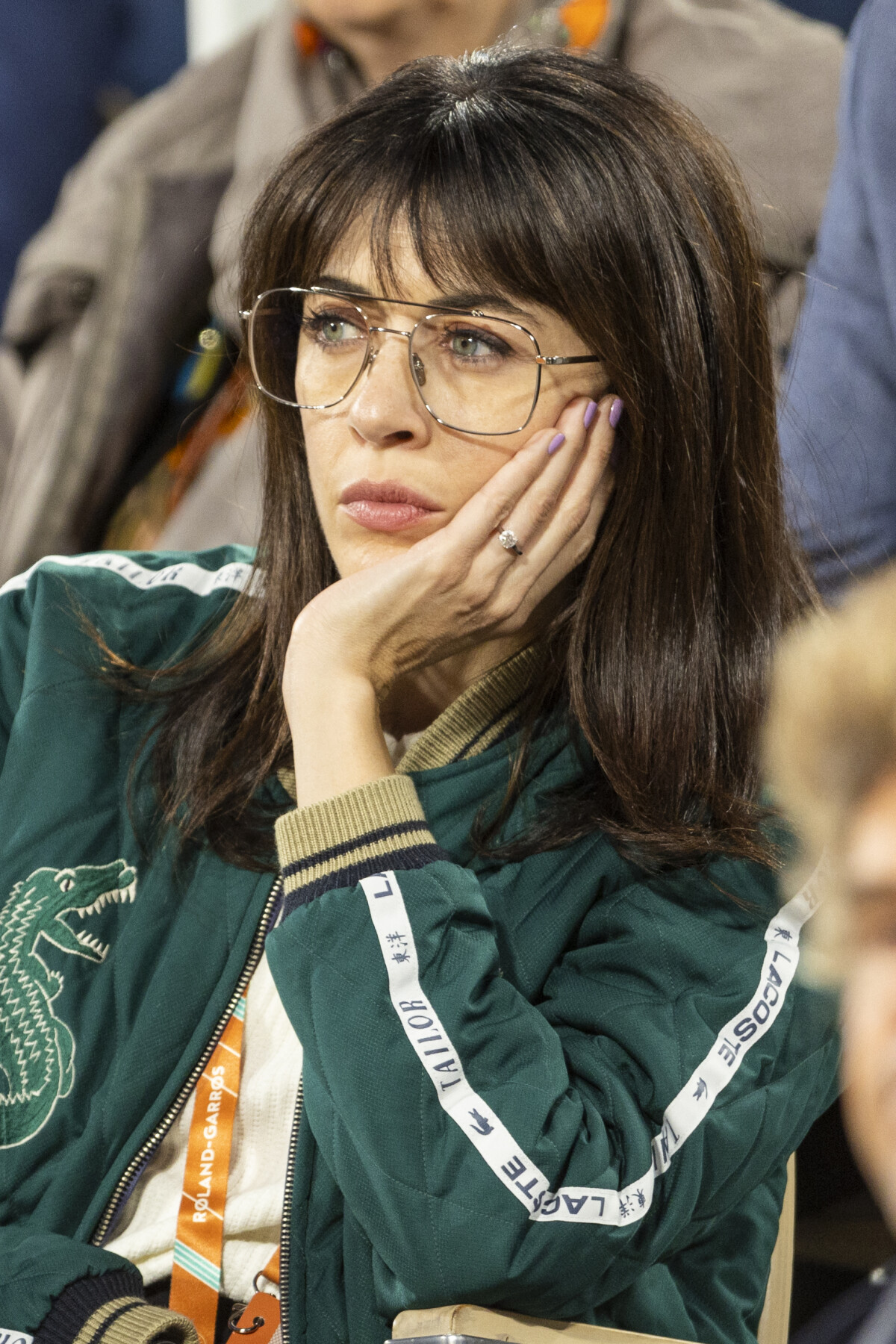 Photo : Nolwenn Leroy - Célébrités Dans Les Tribunes Des Internationaux ...