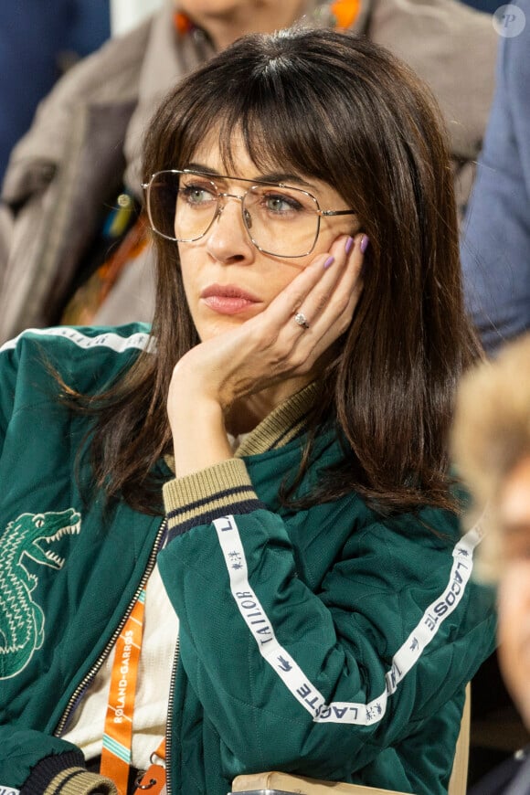 Nolwenn Leroy - Célébrités dans les tribunes des internationaux de France de Roland Garros à Paris le 31 mai 2022. © Cyril Moreau - Dominique Jacovides/Bestimage 